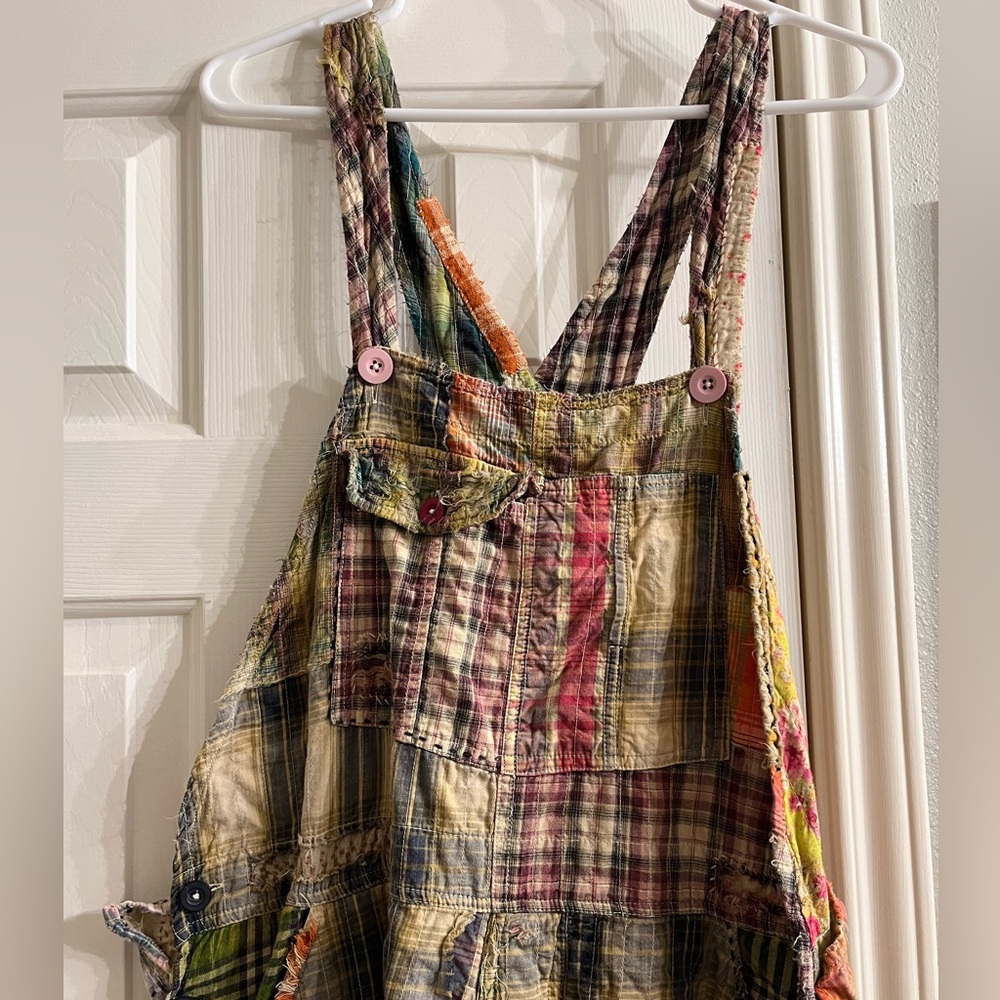 Magnolia Pearl Patchwork overalls